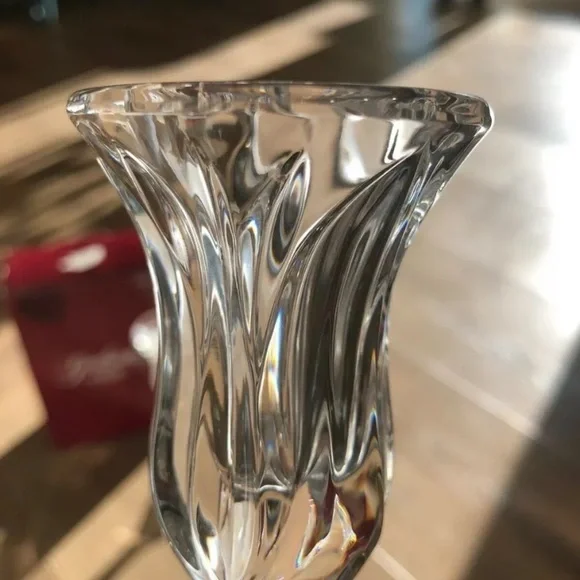 GORHAM‎ CRYSTAL TULIP CANDLESTICKS CANDLE HOLDERS. - Picture 2 of 7